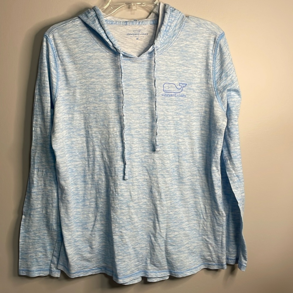 Vineyard Vines Blue Long Sleeve T-shirt Hoodie Size Medium